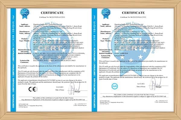 气象站CE、ROHS